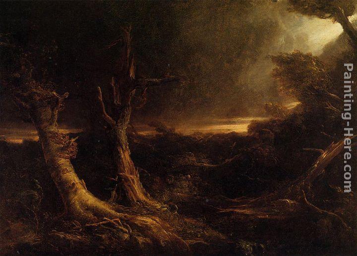 Thomas Cole A Tornado in the Wilderness